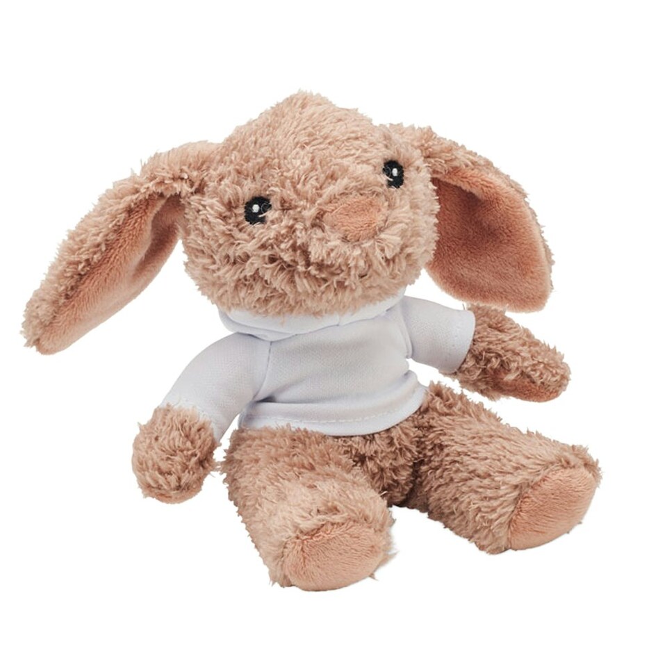 image 1 of MidOcean Bunny Plush Toy - White - One Size