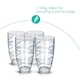 image 7 of Clear Plastic Tumblers Set of 6