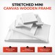 image 7 of 18x24cm Stretched Mini Canvas 280gsm