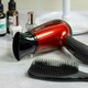 image 4 of Red Hot 1200W Travel Hair Dryer with Folding Handle