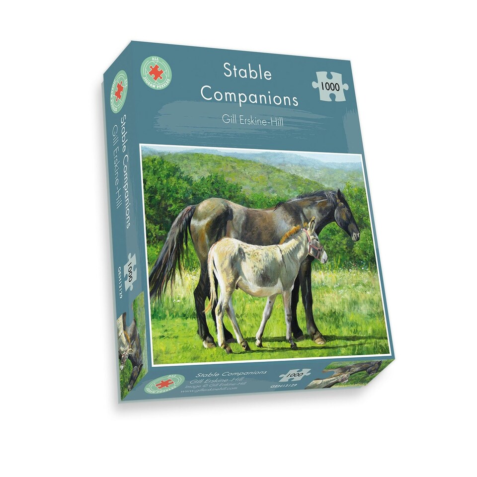 image 1 of Stable Companions 1000 Piece Jigsaw Puzzle