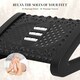 image 5 of HOMCOM Non-Slip Foot Rest Under Desk Office Footrest with Adjustable Height 