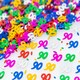 image 4 of 14g Mixed Happy 90th Birthday Confetti