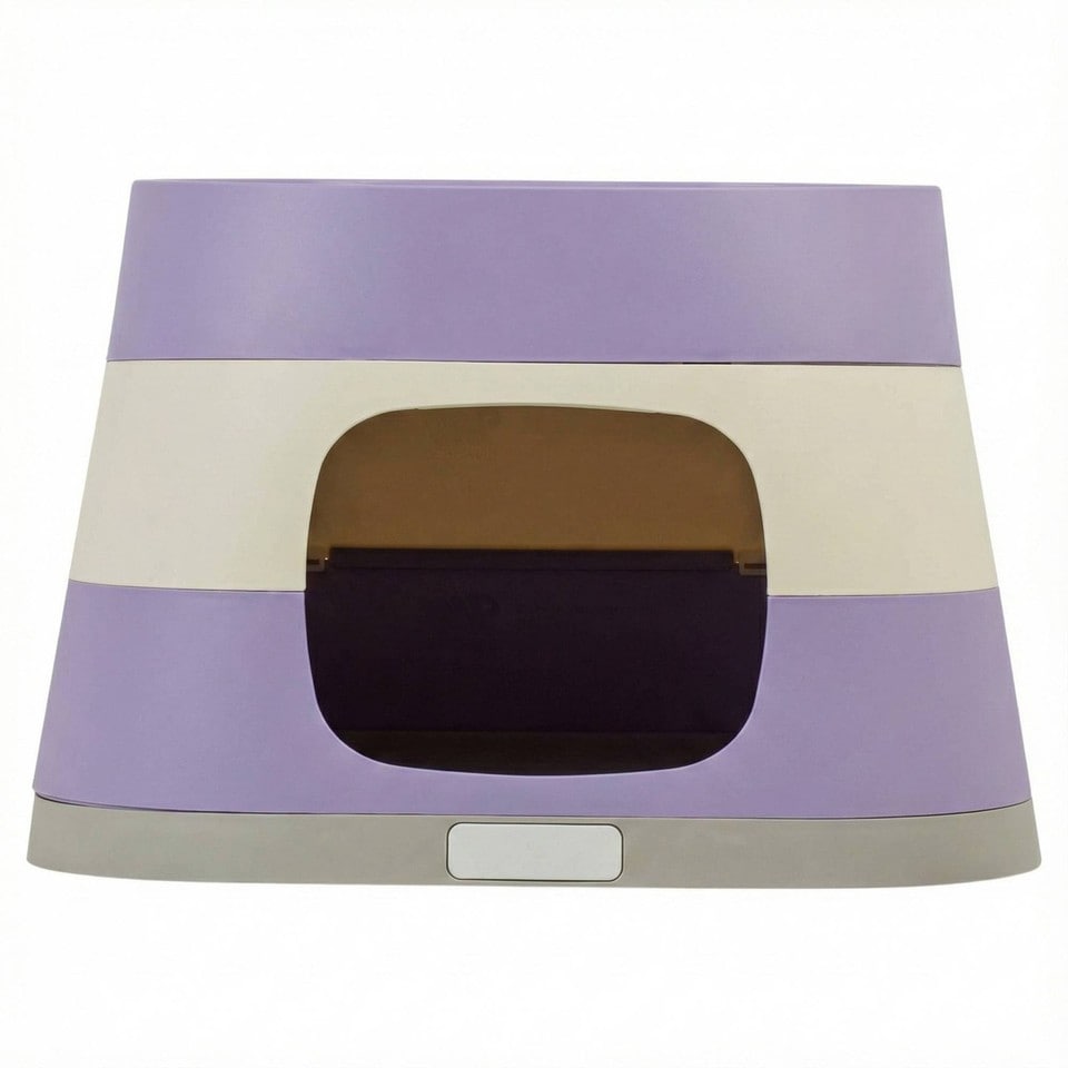 image 1 of Dog Cat Pet Home Kitten Kennel Animal Shelter Weatherproof Indoor Outdoor House | Multi | Lilac | 1