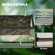 image 9 of PawHut 48L Glass Terrarium, Reptile Vivarium with Stone Background, Black