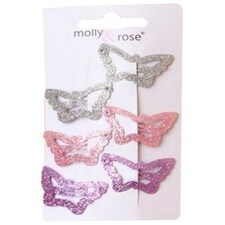 Molly And Rose Glitter Butterfly Sleepies Assorted 6273