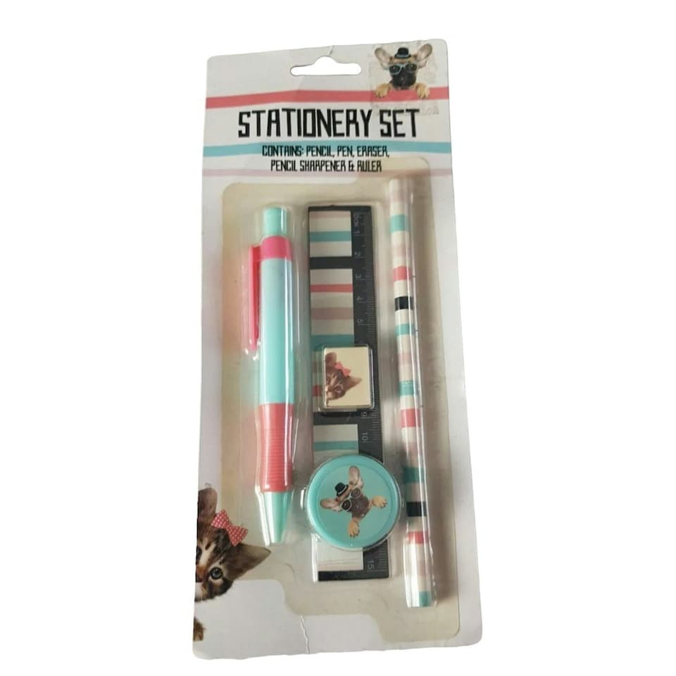 Pets Stationery Set - Multicoloured - One Size