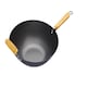 image 1 of KitchenCraft Wok Black Carbon Steel 35cm