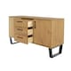 image 4 of Texas, Medium Sideboard With 2 Doors, 3 Drawers Brown