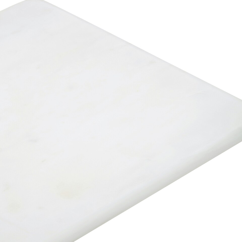 image 1 of Monzaro White Marble And Acacia Wood Cake Stand White
