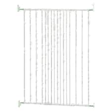 Bettacare Extra Tall Screw Fitted Pet Safety Gate, 62.5cm - 106.8cm, White, 103.5cm in Height, Dog Stair Gate, Safety Barrier for Puppy