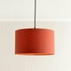 image 2 of ValueLights Reni Medium Rust Lamp Shade & Bulb Orange