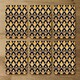 image 2 of Repeated triangles geometric background (Coaster)