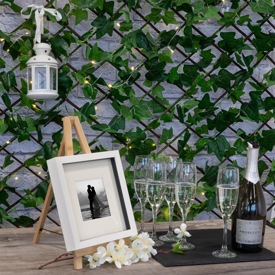 image 1 of Argon Tableware Wooden Table Easel & Photo Frame Set | Multi | Multi