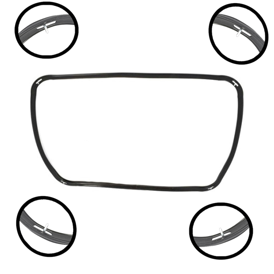 image 1 of SPARES2GO Door Seal compatible with Delonghi Main Cooker Oven (430 x 350 mm)