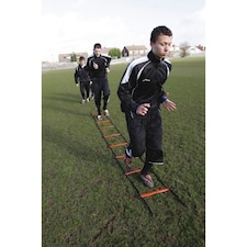 Precision Agility Ladder - Black/Orange - 4m