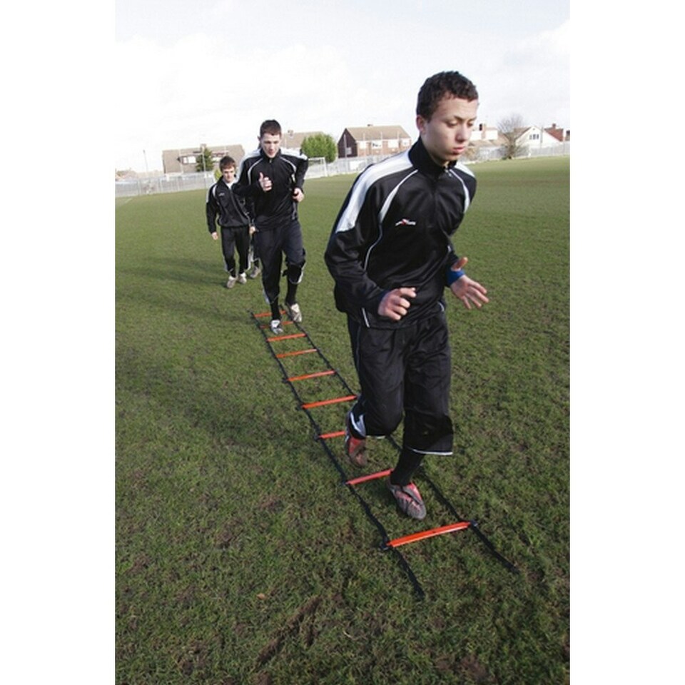 Precision Agility Ladder - Black/Orange - 4m