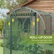 image 6 of Outsunny Fruit Cage, Plant Protection Tent, 1.2 x 2.4 x 1.9m, Green