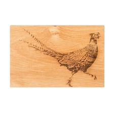 The Just Slate Company Pheasant 30cm Oak Serving Board
