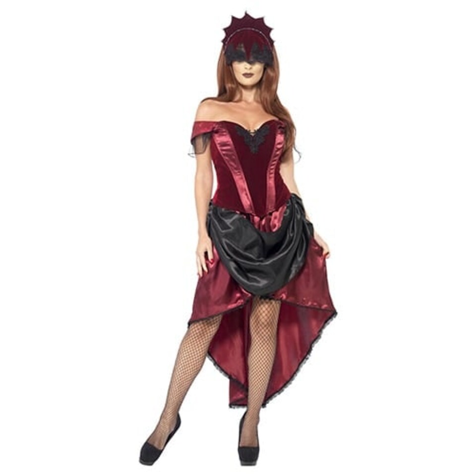 image 1 of Venetian Temptress Fancy Dress Costume Ladies Large - UK 16-18
