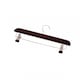 image 9 of Pack of 10 Brown Wooden Clothes Garment Coat Skirt Trouser Hangers
