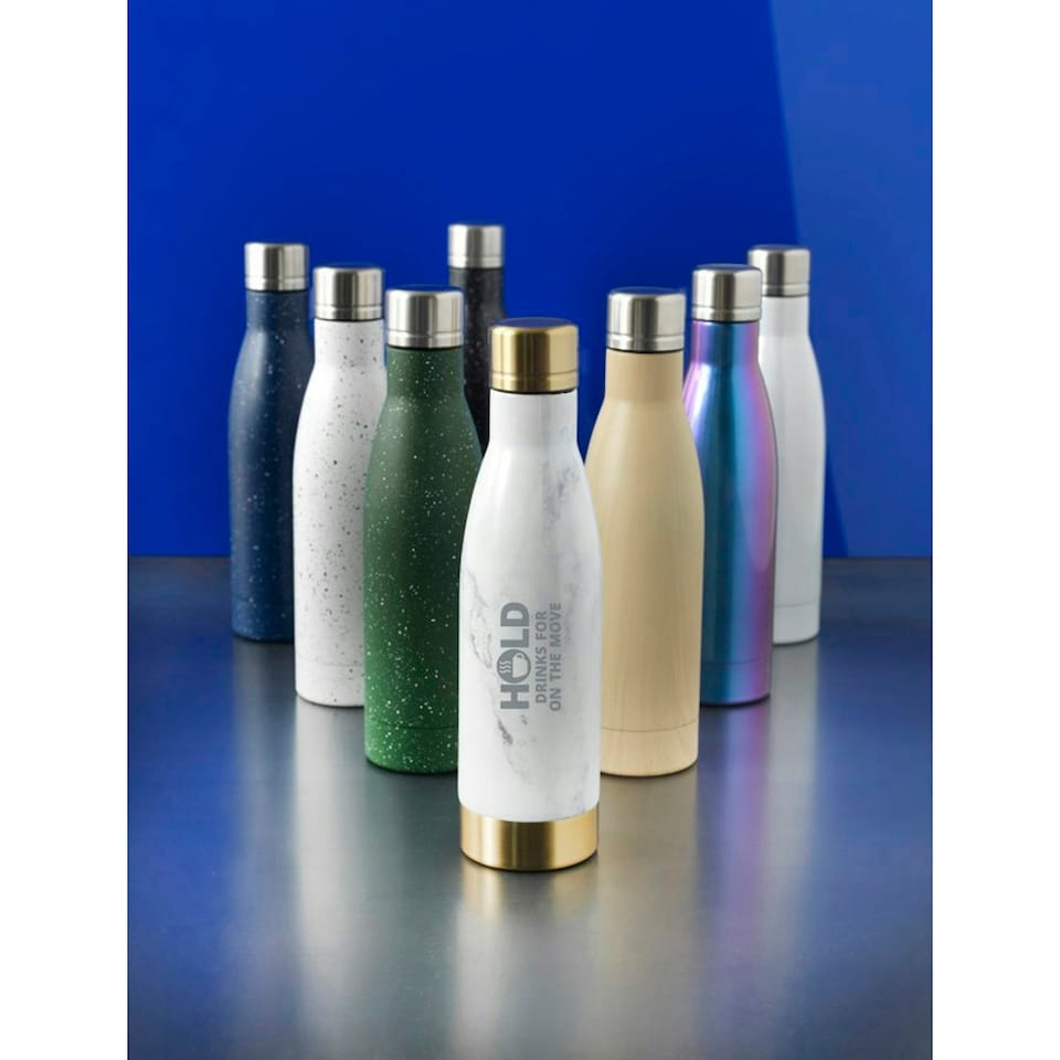 image 1 of Avenue Vasa Speckled Copper Vacuum Insulated Bottle - Black - One Size