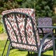 image 5 of Hectare 6 Seater Outdoor Furniture Rectangular Glass Table with Parasol Wine