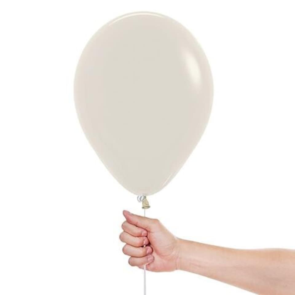 image 1 of Pastel Dusk Cream Sempertex Biodegradable Latex Balloons 23cm / 9 in - Pack of 50 | Cream