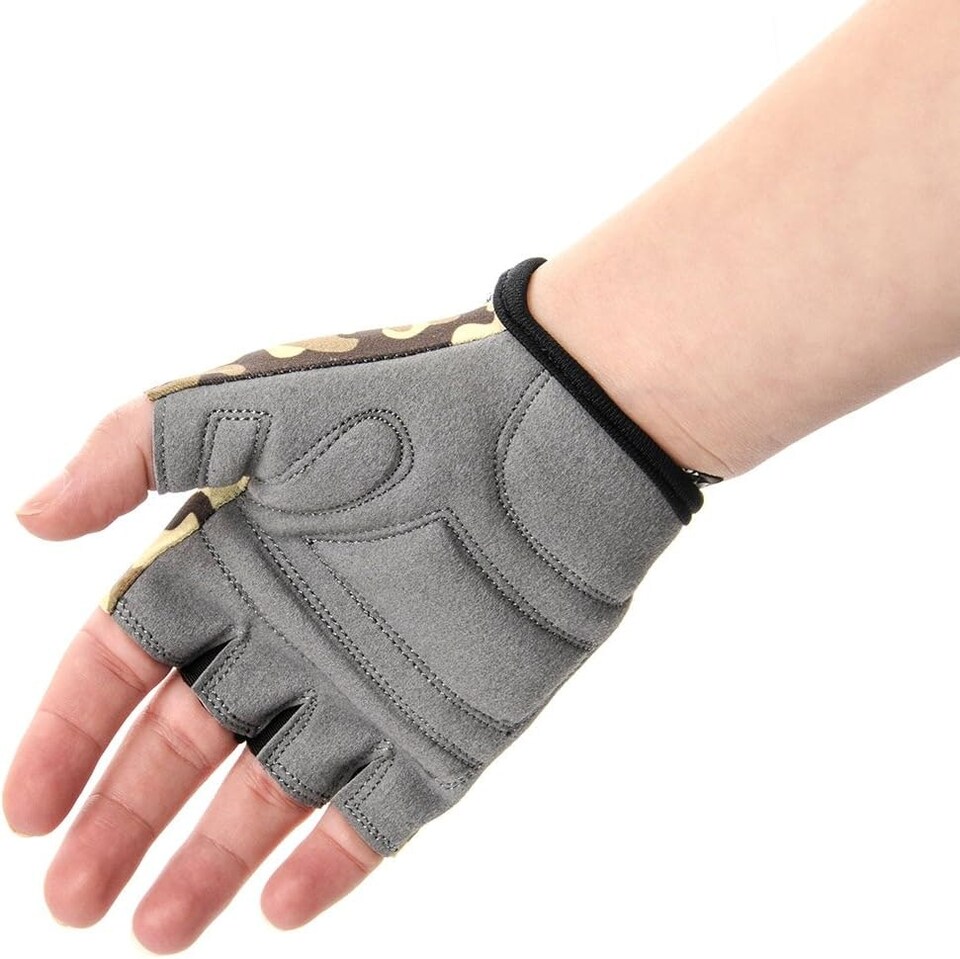image 1 of Meteor Kids Bike Gloves – Breathable, Non-Slip, Padded for Comfort & Safety | Green | Moro | S