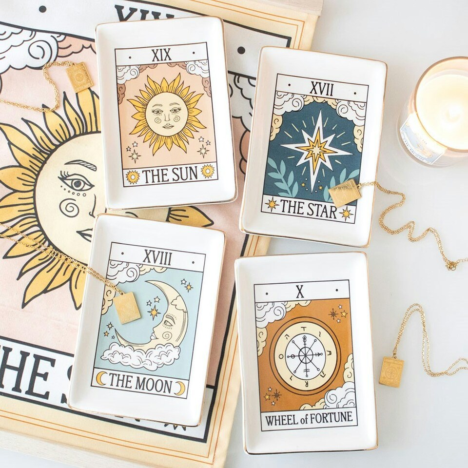 image 1 of The Sun Vintage Tarot Trinket Dish