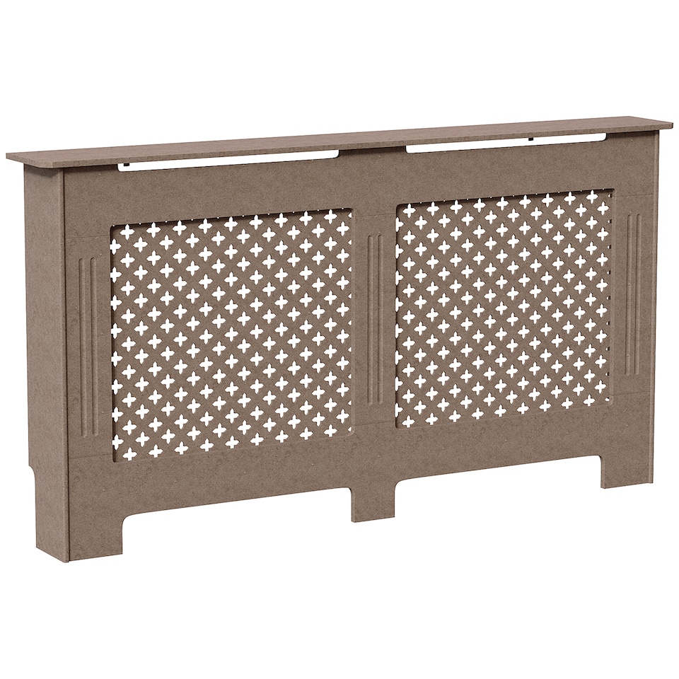 image 1 of Vida Designs Oxford Radiator Cover MDF Cabinet, Unfinished, 152cm