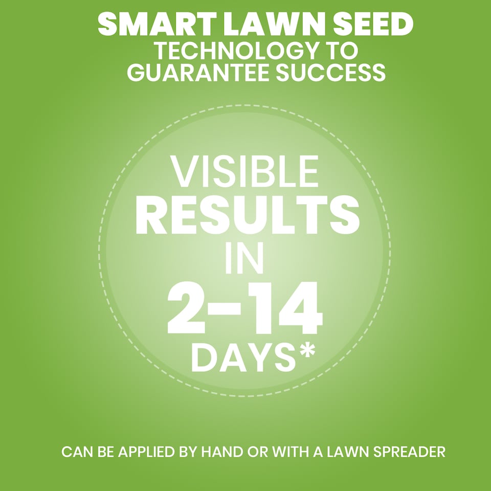 image 1 of Westland Gro-Sure Smart Lawn Seed 80 Meter Square 3.2kg Aqua Gel Coated Grass Seed Mix for Fast Growing Lawn Coverage