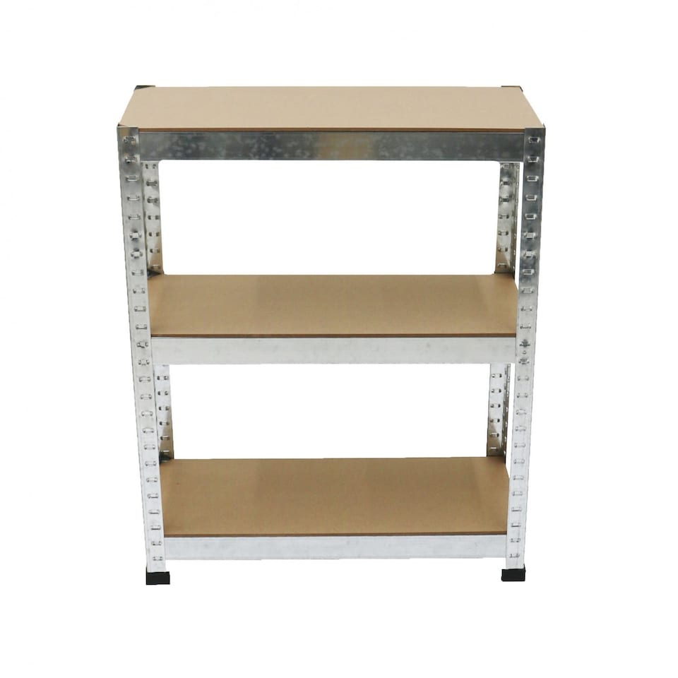 image 1 of 500kg Heavy Duty 5 Tier Metal Storage Garage Shelving Racking