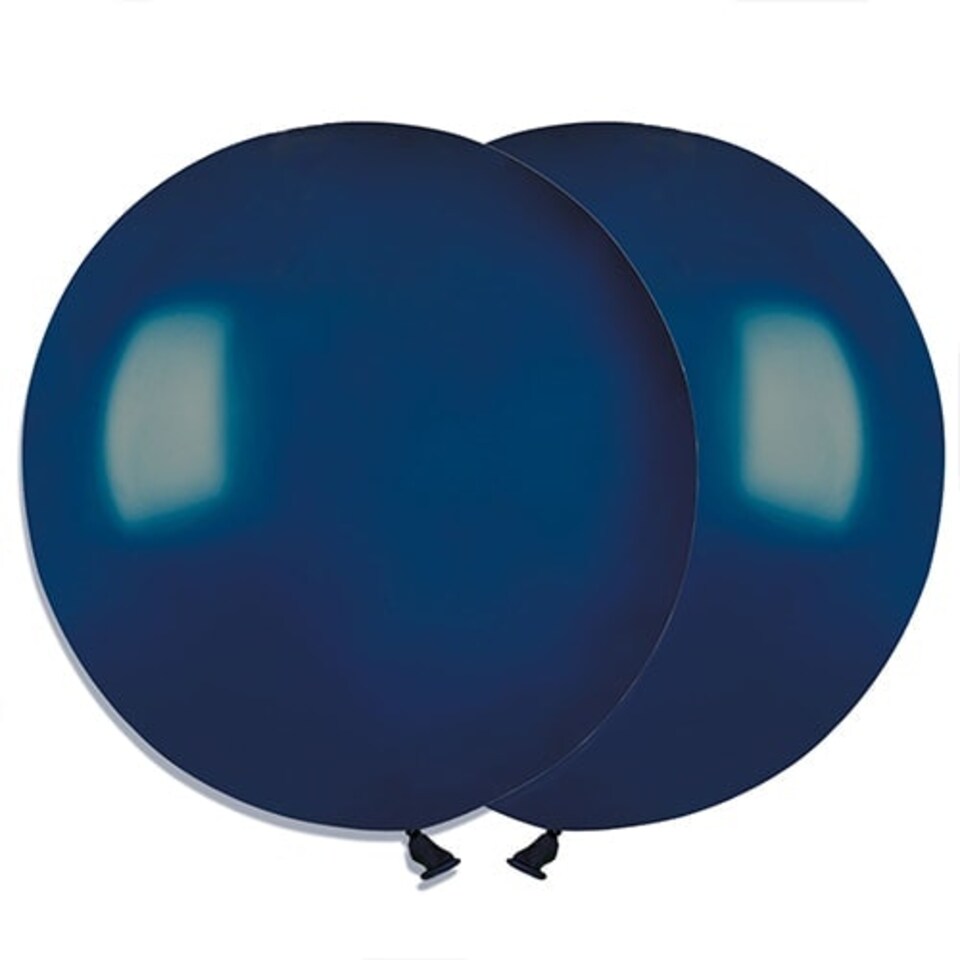 Navy Dark Blue Biodegradable Latex Balloons 48cm / 19 in - Pack of 25