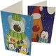 image 2 of 12 Square Christmas Cards Polar Bear, Penguin and Reindeer Design