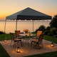 image 1 of Pop Up Gazebo 2m x 2m Outdoor Garden Marquee Tent Easy Up With Carry Bag