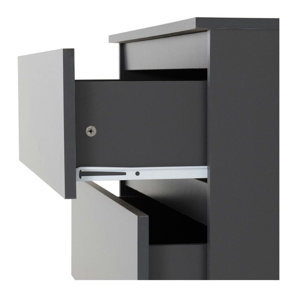 image 1 of Malvern 4 Drawer Chest Grey