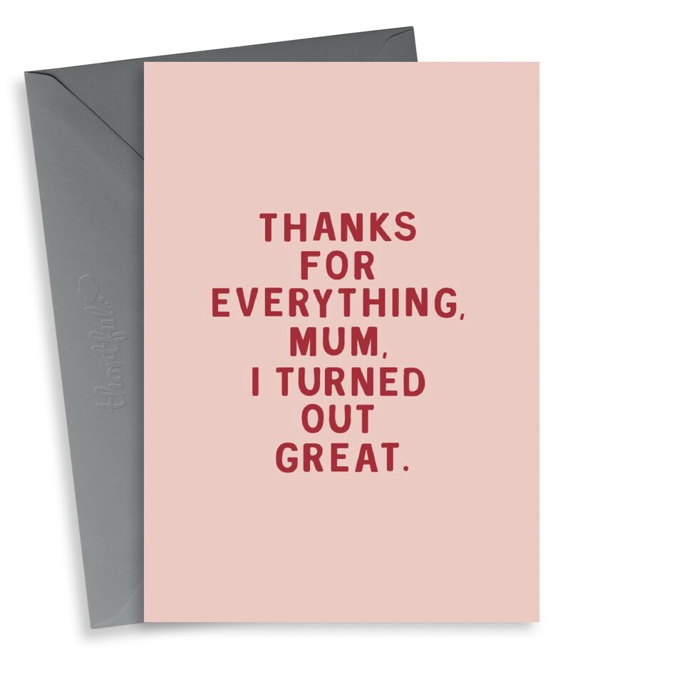image 1 of Funny Turned Out Great Mother's Day Card For Mum