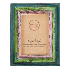 Recycled Newspaper Photo Frame