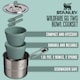 image 6 of Wildfare Go Two Bowl Cookset for Camping | Grey | Silver | One Size | 1