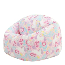 icon Kids Unicorn Bean Bag Chair Purple Childrens Bean Bags Pink