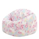 image 1 of icon Kids Unicorn Bean Bag Chair Purple Childrens Bean Bags Pink
