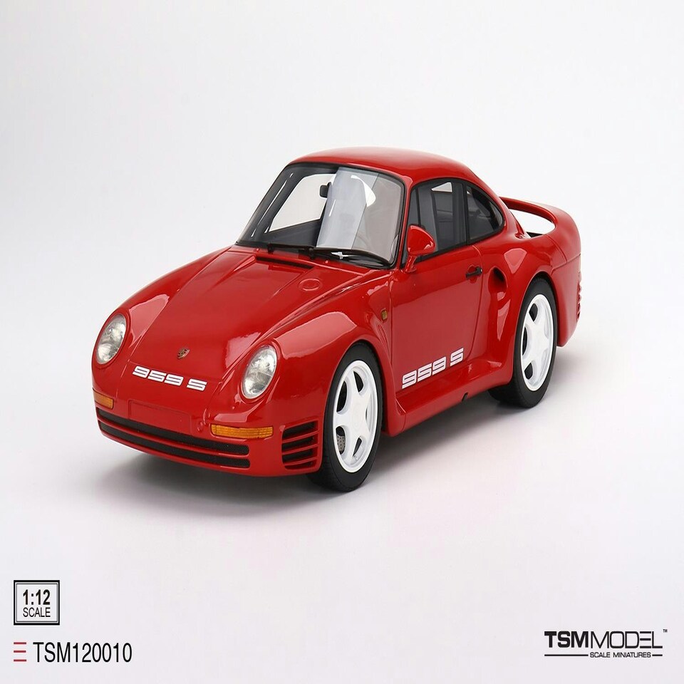 image 1 of Porsche 959 Sport Guards Red 1:12 Scale TSM TSM120010