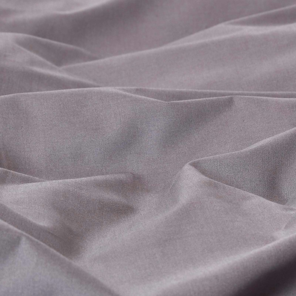 image 1 of Homescapes Dark Grey European Size Pillowcase Egyptian Cotton 200 TC - 40 x 80 cm | Grey