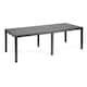 image 1 of Long Anthracite Rectangular Garden Table Outdoor Patio Dining Furniture