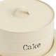 image 5 of Harbour Housewares Cream Vintage Metal Kitchen Cake Tin Kitchen Caddy Kitchen Storage Containers Canister