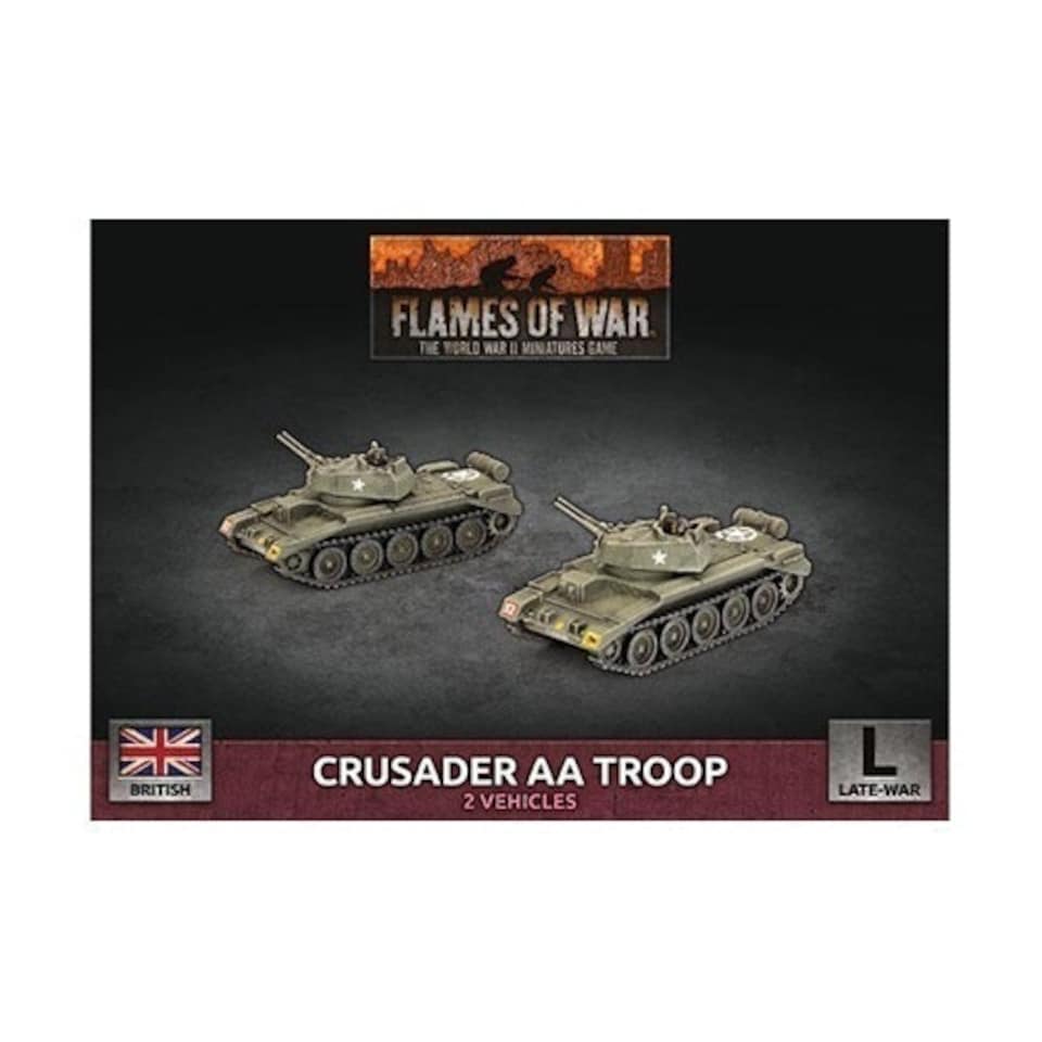 Flames of War: Crusader Armoured AA Platoon (x2 Plastic)