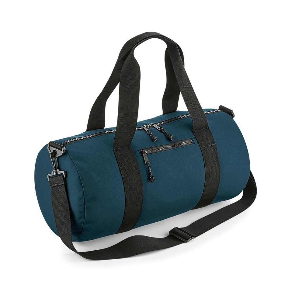 image 1 of BagBase Recycled Barrel Bag - Petrol - One Size Blue | One Size
