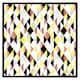 image 2 of Yellow, pink & black geometric pattern (Picture Frame) Grey | XL