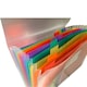 image 4 of A4 13 Part Rainbow Coloured Tabs Expanding File with Elastic Closure